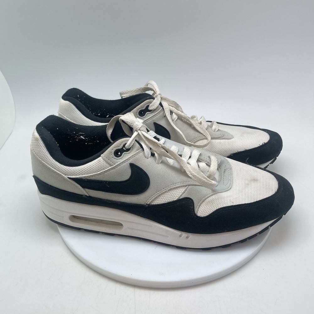 Nike Air Max 1 Sneakers Mens 12 Black White Grey Low Top Casual FD9082-107